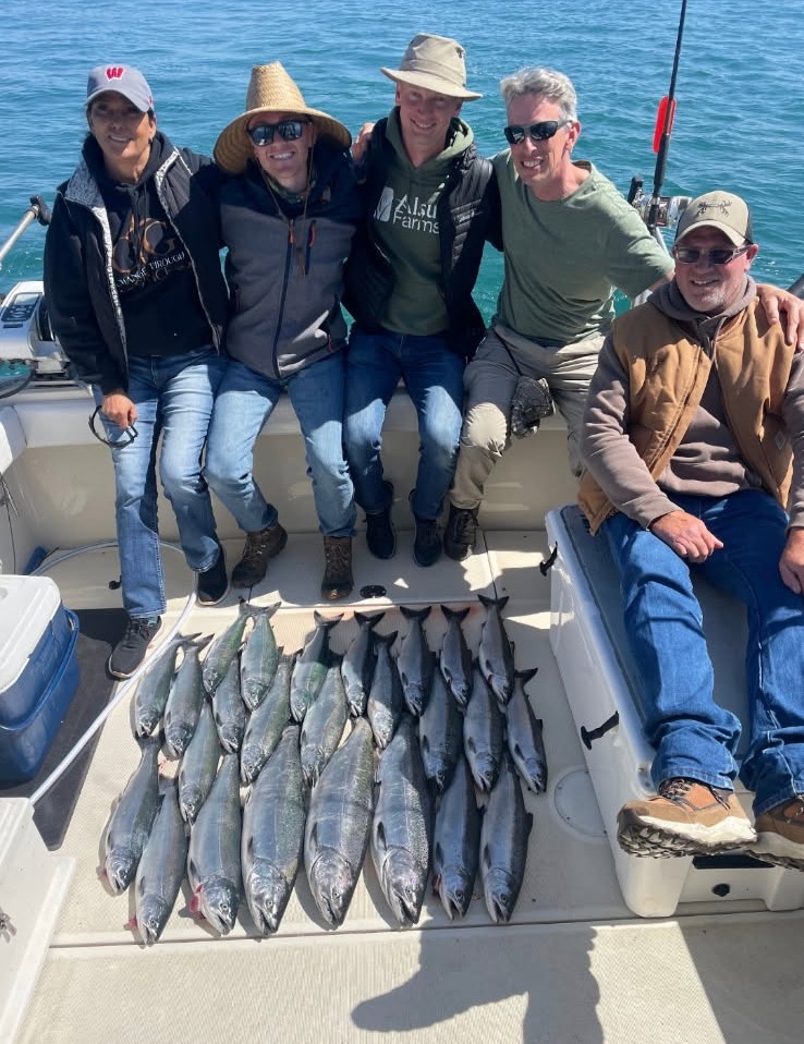 Milwaukee charter fishing adventure on Lake Michigan