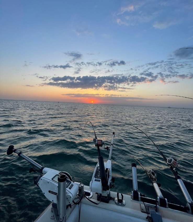 Wisconsin charter fishing catch on Lake Michigan