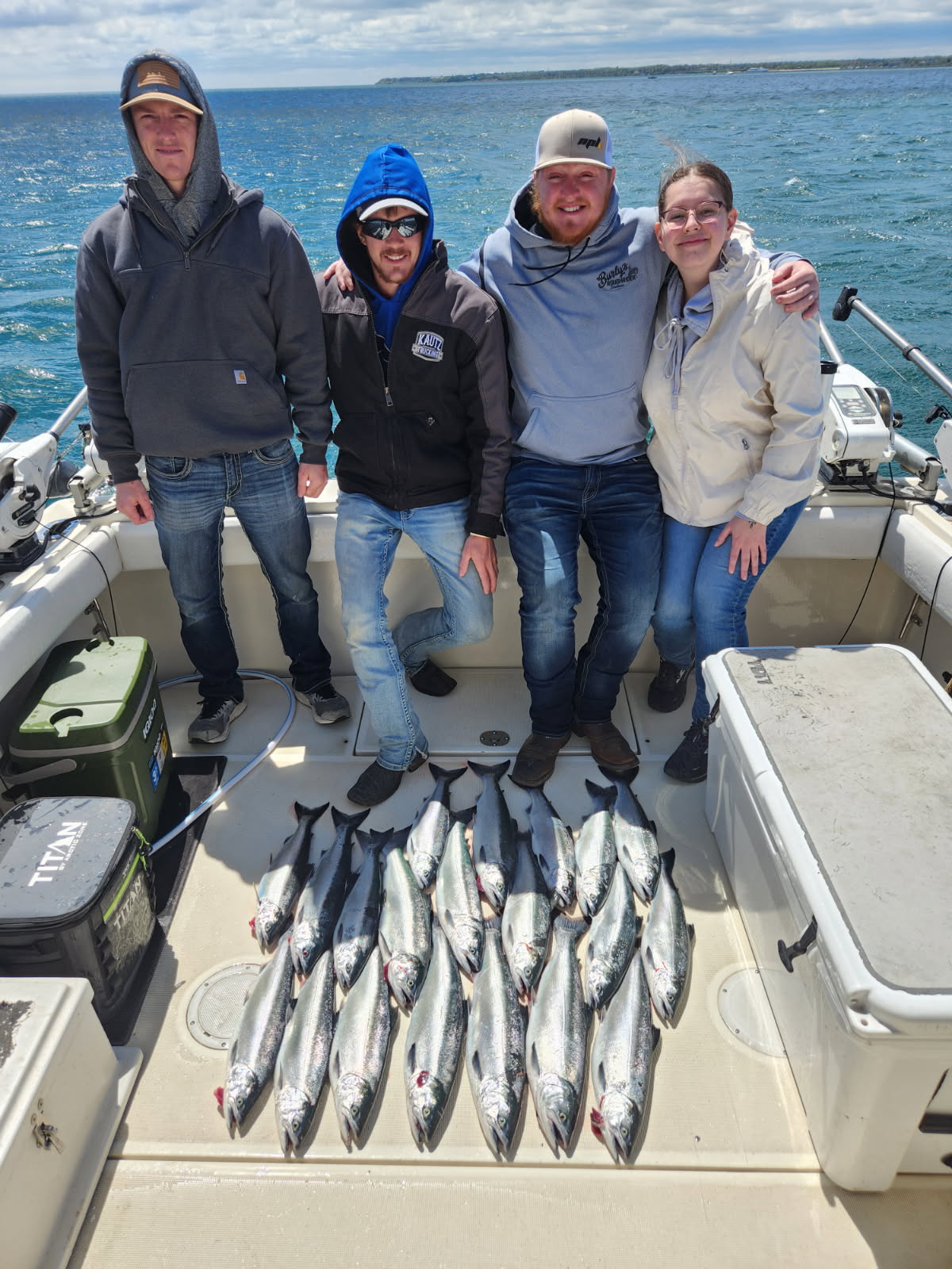 Wisconsin Lake Michigan charter fishing boat excursion