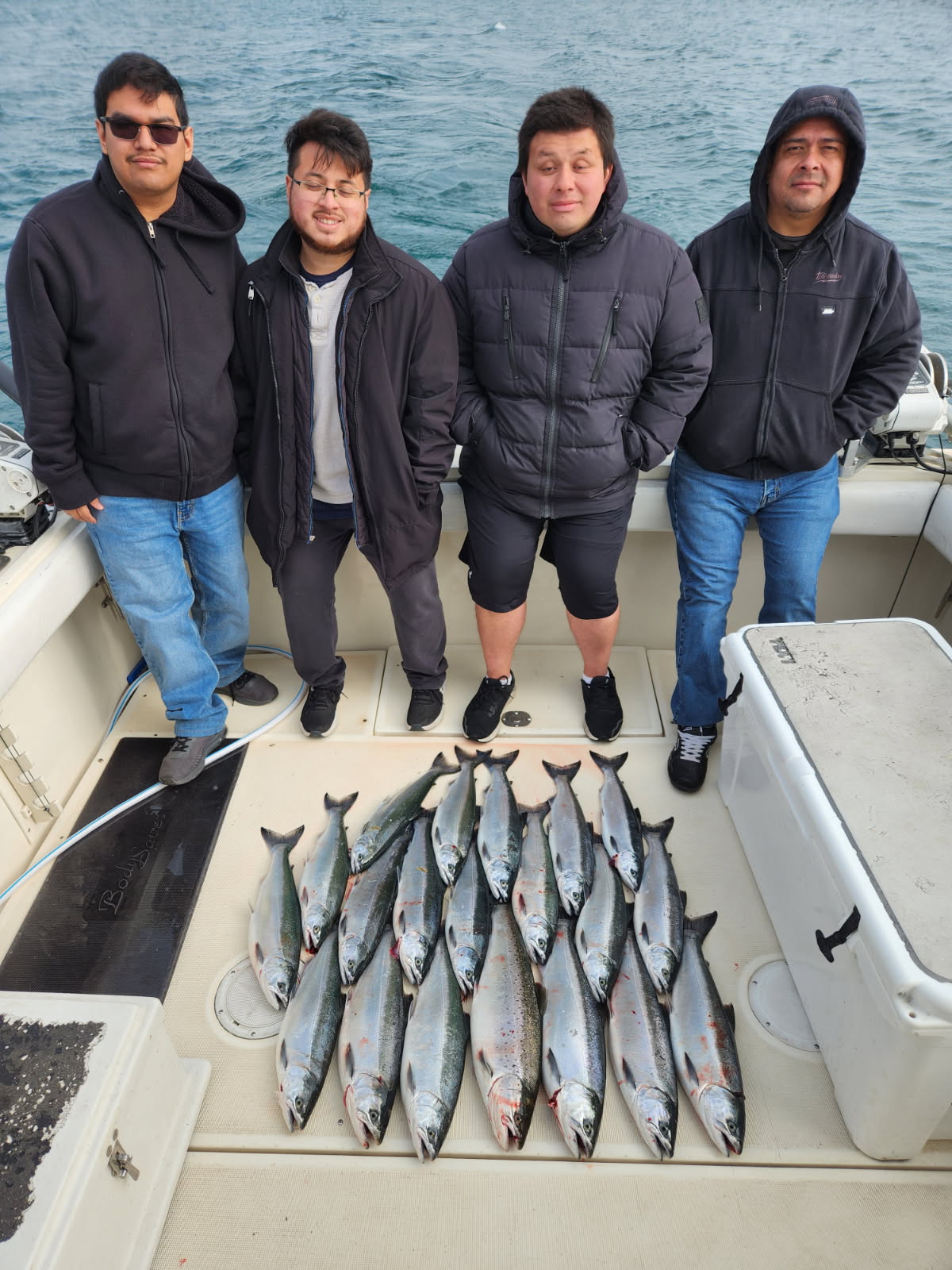 Lake Michigan salmon charter fishing Milwaukee Wisconsin