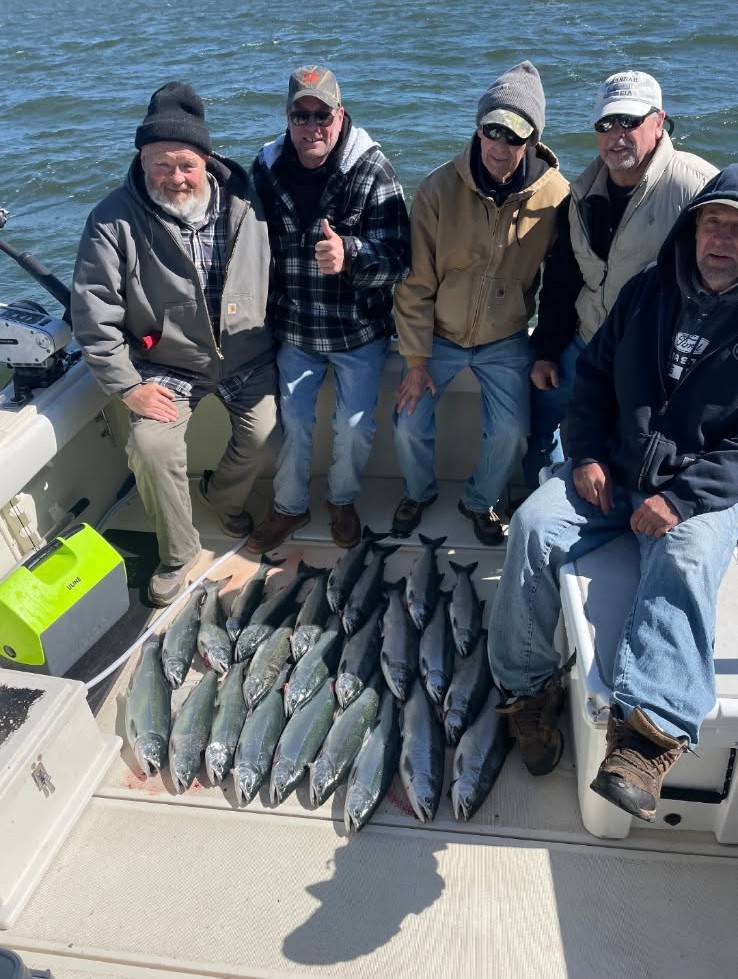 Milwaukee Wisconsin Lake Michigan charter fishing photo