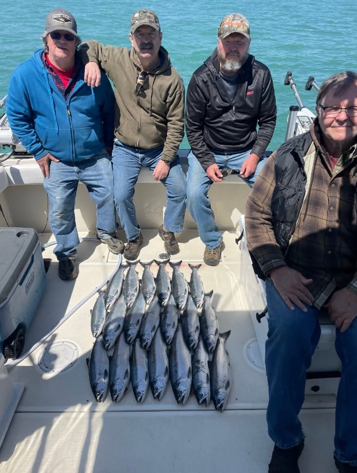 Lake Michigan charter fishing trip in Milwaukee Wisconsin