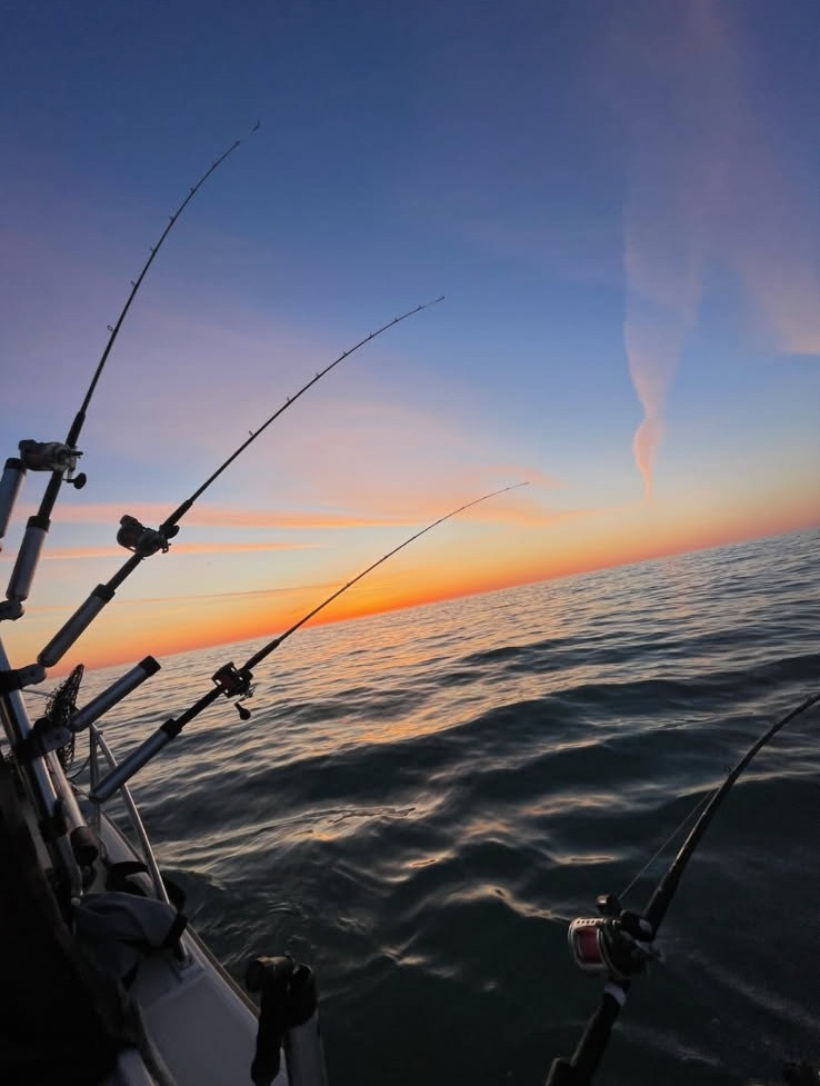 Lake Michigan fishing charter group trip Wisconsin