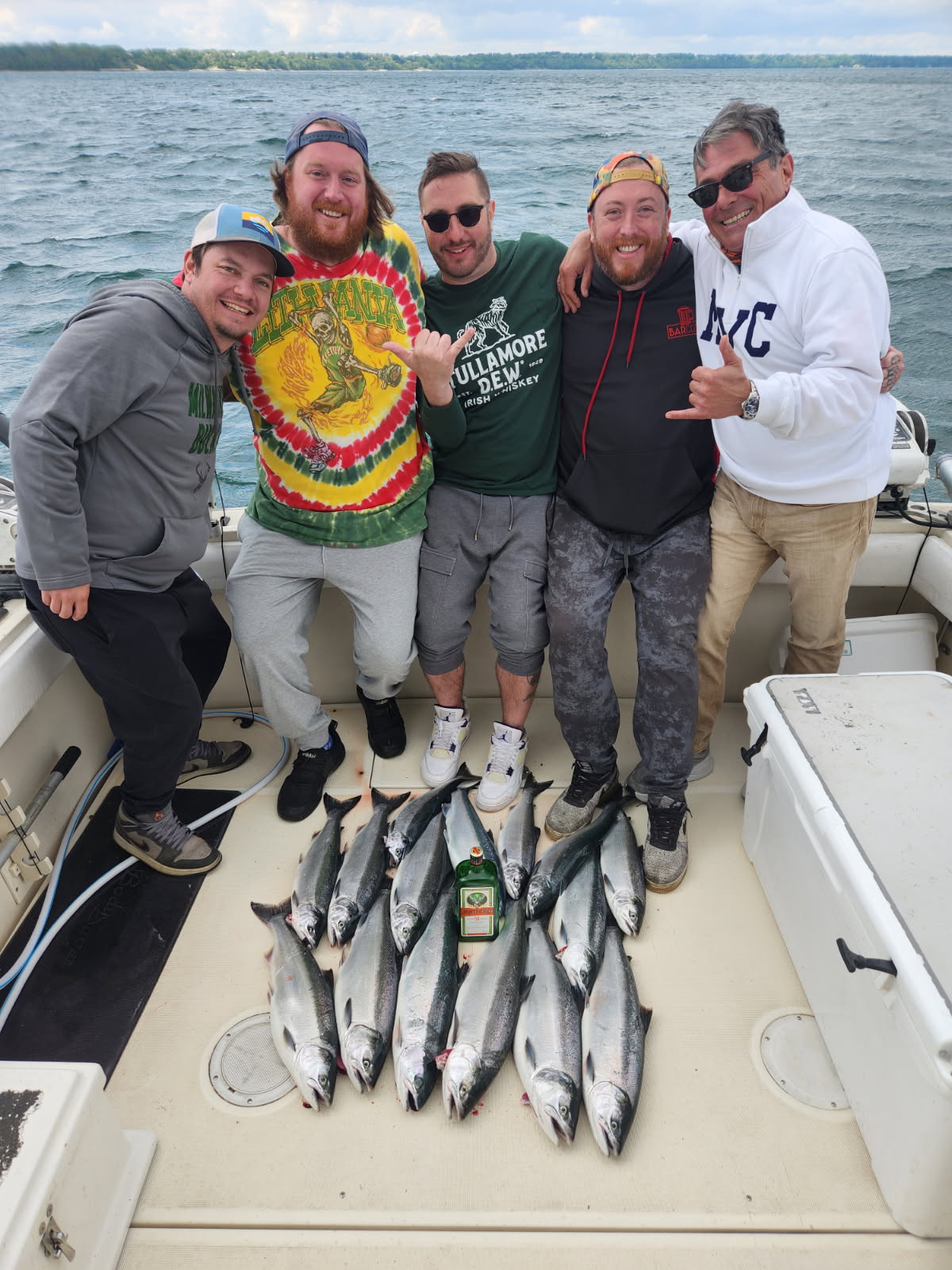 Wisconsin Lake Michigan fishing charter boat excursion