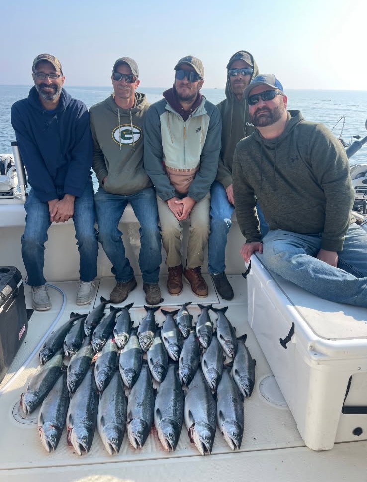 Charter fishing adventure on Lake Michigan Milwaukee