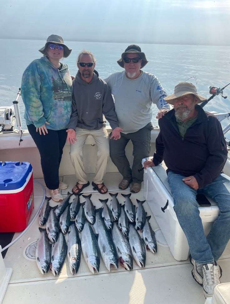 Milwaukee charter fishing excursion on Lake Michigan
