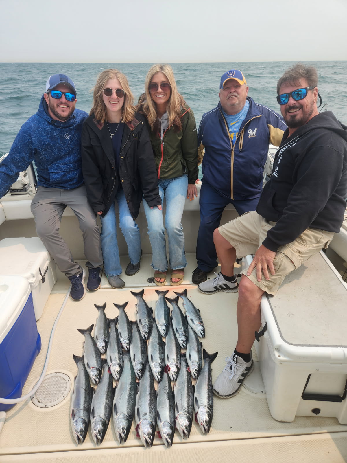 Charter fishing service on Lake Michigan Milwaukee harbor