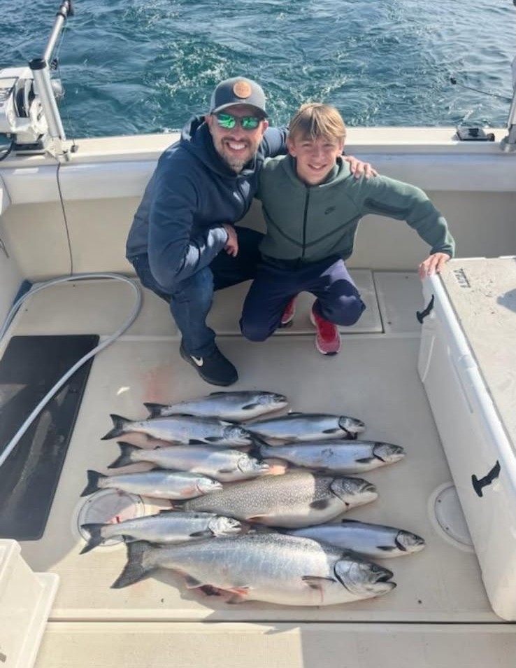 Wisconsin Lake Michigan fishing charter experience