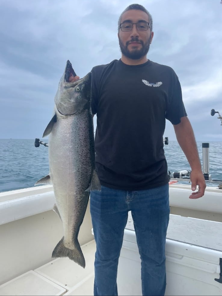 Wisconsin Lake Michigan salmon charter catch