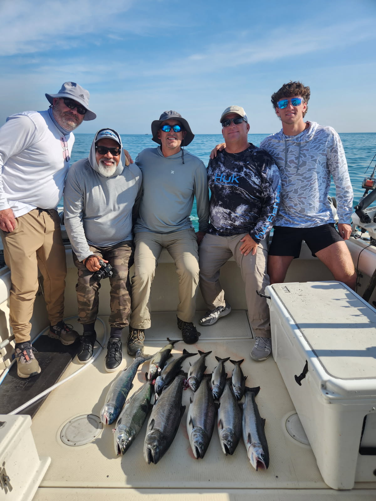 Lake Michigan salmon charter fishing Wisconsin boat