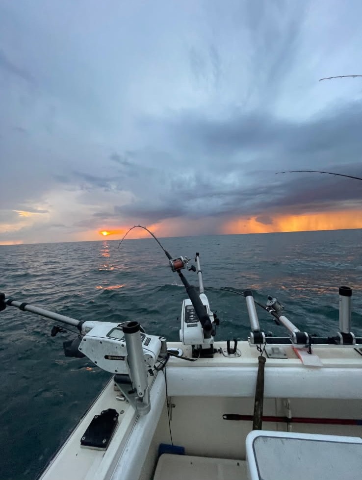 Milwaukee charter fishing excursion on Lake Michigan