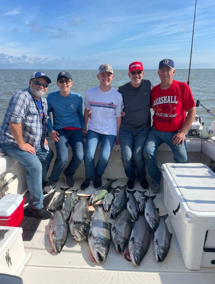 Lake Michigan fishing charter in Milwaukee Wisconsin