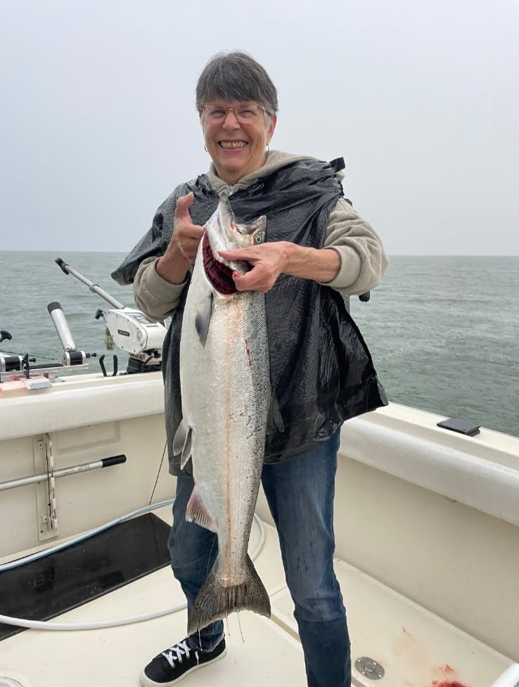 Milwaukee Lake Michigan charter fishing catch of the day