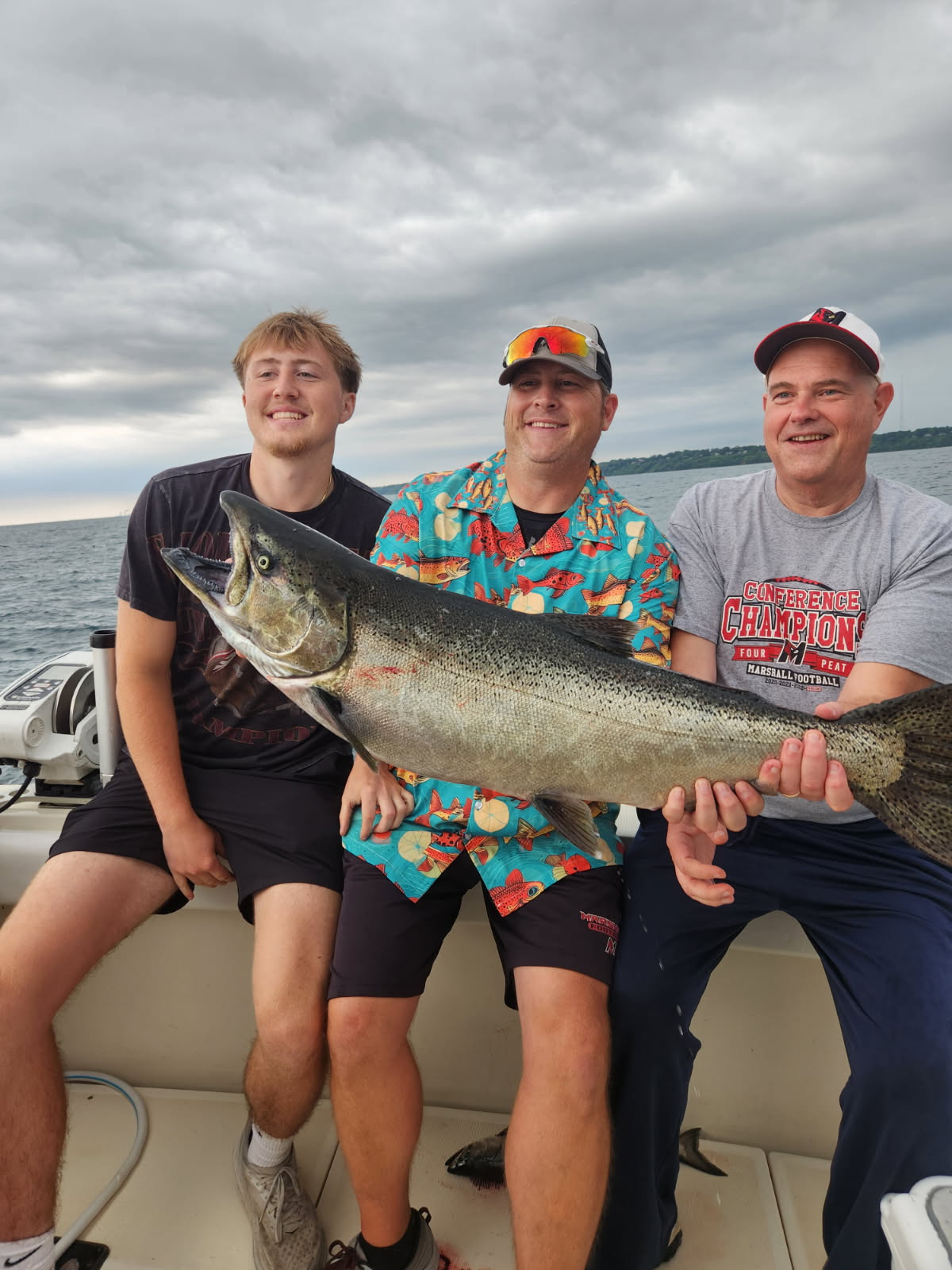 Lake Michigan charter fishing success Milwaukee Wisconsin