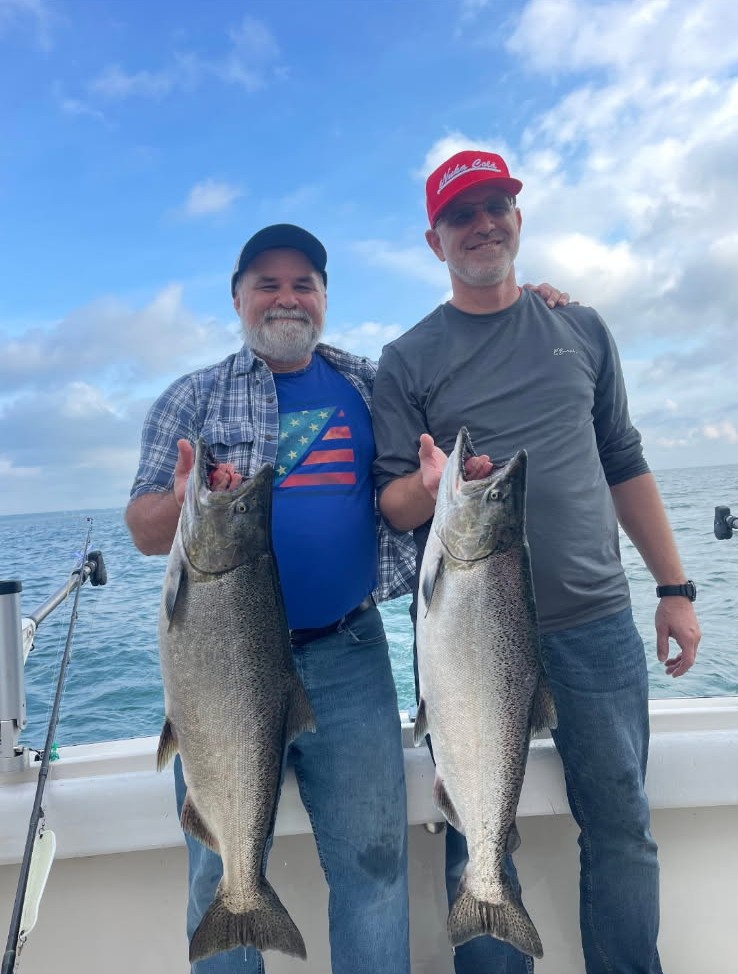 Milwaukee charter fishing on Lake Michigan harbor
