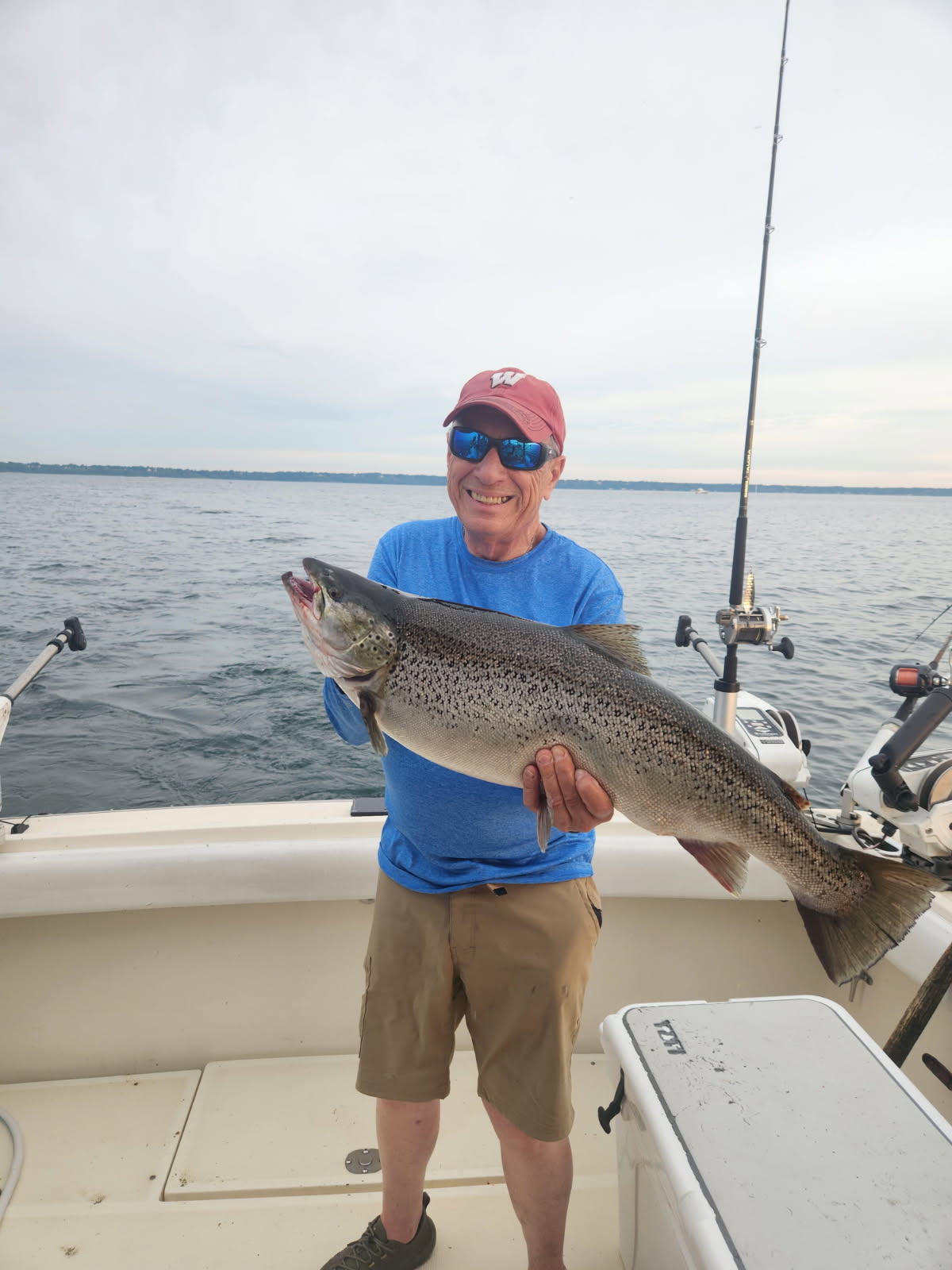 Wisconsin Lake Michigan charter fishing day trip