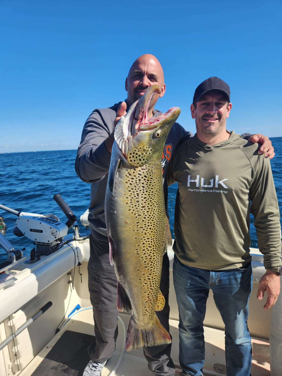 Lake Michigan charter fishing trip from Milwaukee Wisconsin
