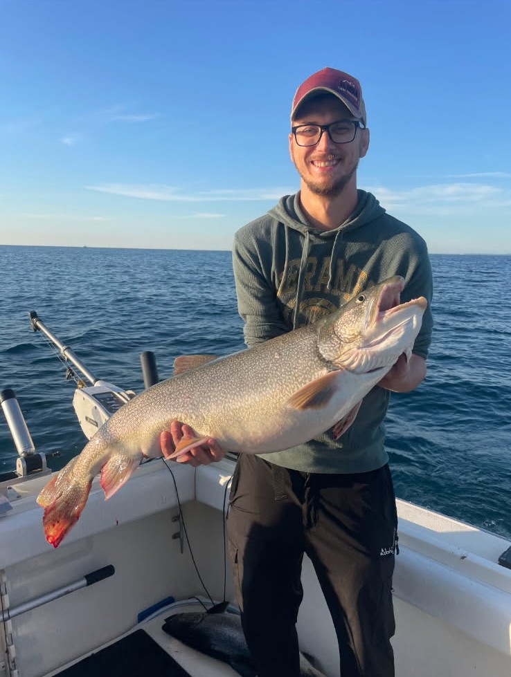 Milwaukee fishing charter on Lake Michigan harbor