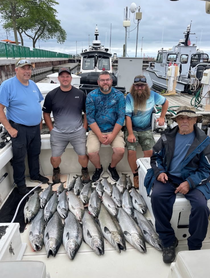 Lake Michigan fishing charter excursion Milwaukee Wisconsin
